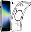 Etui do iPhone 7/8/SE 2020/SE 2022, Electro MagSafe, srebrne + Szkło na ekran