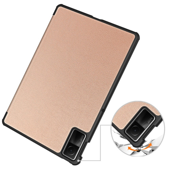 Etui do Xiaomi Redmi Pad SE 11", Smartcase, różowe rose gold
