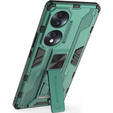 Etui do Honor 70 5G, Military kickstand, zielone