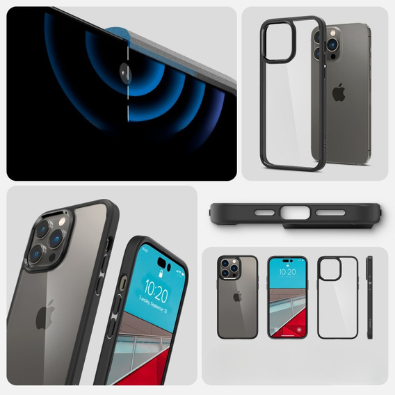 Etui Spigen do iPhone 14 Pro Max, Ultra Hybrid, matowe czarne