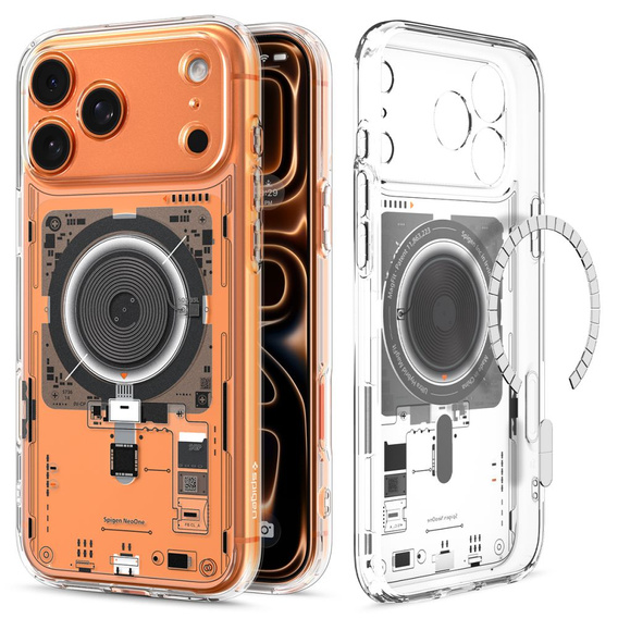 Etui Spigen do iPhone 17 Pro Max, Ultra Hybrid Mag MagSafe, Neo One - Clear