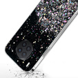 Etui do Huawei Nova 8i, Glittery, czarne