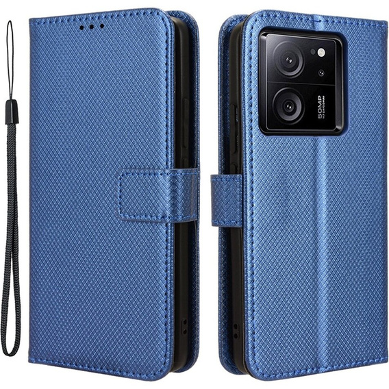 Etui z klapką do Xiaomi 13T / 13T Pro, Smart Magnet, niebieskie