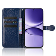 Etui z klapką do Xiaomi Poco F7 Wallet Rhombus - niebieskie