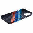Etui do iPhone 14, Carbon Fiber MagSafe, granatowe