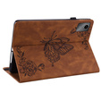 Etui do Lenovo Tab M11, Butterfly, brązowe