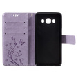 Etui z klapką do Samsung Galaxy J5 2016, Butterfly, fioletowe