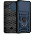 Etui pancerne do Xiaomi Poco F7 Ultra, CamShield Slide, niebieskie