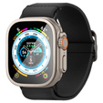 Szkło Hartowane SPIGEN GLAS.TR SLIM PRO do Apple Watch Ultra 1/2/3 49mm, z ramką, Tytanowe / Szare