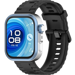Pasek Silikonowy do Huawei Watch Fit 4 / 4 Pro / 3, Czarny
