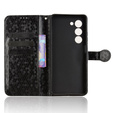 Etui z klapką do Oppo A5 5G / A5m, Wallet Rhombus, czarne
