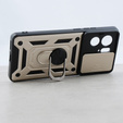 Etui pancerne do Motorola Edge 40, CamShield Slide, złote
