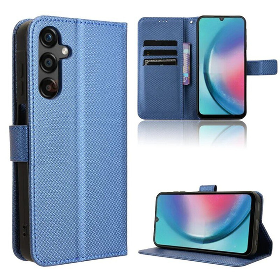Etui z klapką do Samsung Galaxy M55 5G, Wallet Smart Magnet, niebieskie