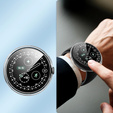 2w1 Etui + Szkło Hartowane do Google Pixel Watch 4 45mm, Przezroczyste