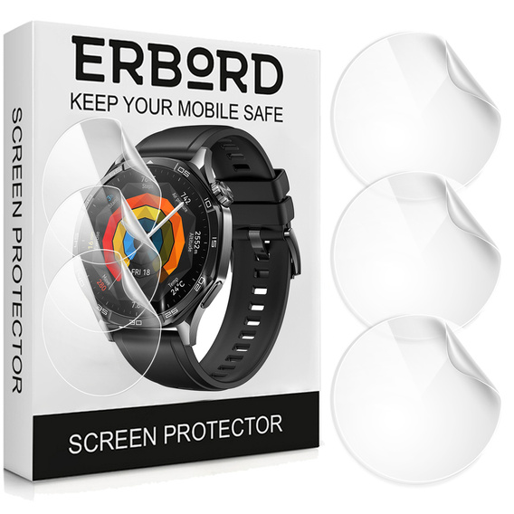 3x Folia Hydrożelowa ERBORD do Huawei Watch GT 5 46mm