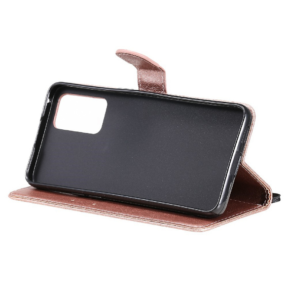 Etui Wallet do Oppo Reno6 5G, Rose Gold