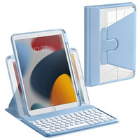 Etui z klawiaturą do iPad 10.2" 2021/2020/2019 (9/8/7 gen.), niebieskie