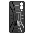 Etui Spigen do Samsung Galaxy S25 Edge, Liquid Air, czarne + Szkło Hartowane 9H