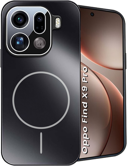 Etui ochronne do Oppo Find X9 Pro, do MagSafe, czarne
