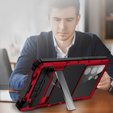 Etui do Samsung Galaxy S23 Ultra, R-JUST, pancerne, czerwone