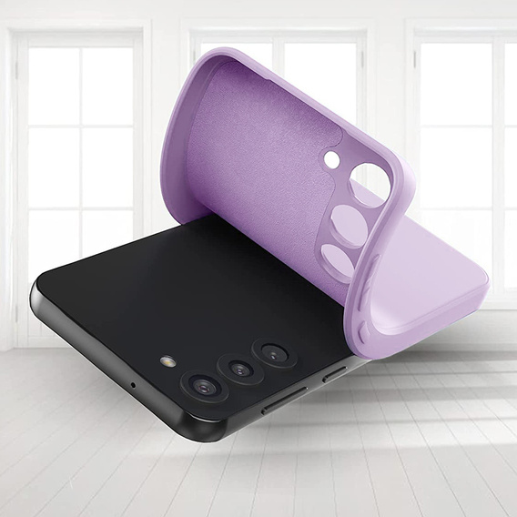 Etui do Samsung Galaxy S23 5G, Silicone Lite, fioletowe