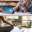 Etui do Samsung Galaxy Tab S9, Smartcase Hybrid z miejscem na rysik, sea wave