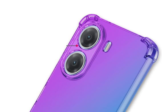 Etui Gradient Dropproof do Xiaomi Poco X7 Pro 5G, Fioletowe / niebieskie