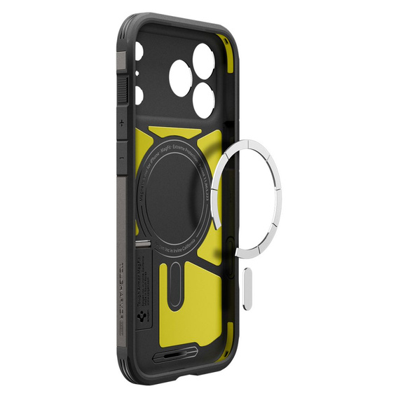 Etui Spigen do iPhone 17 Pro, Tough Armor T Mag MagSafe, Gunmetal