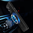 Etui magnetyczne do iPhone 15 Pro, do MagSafe, czarne