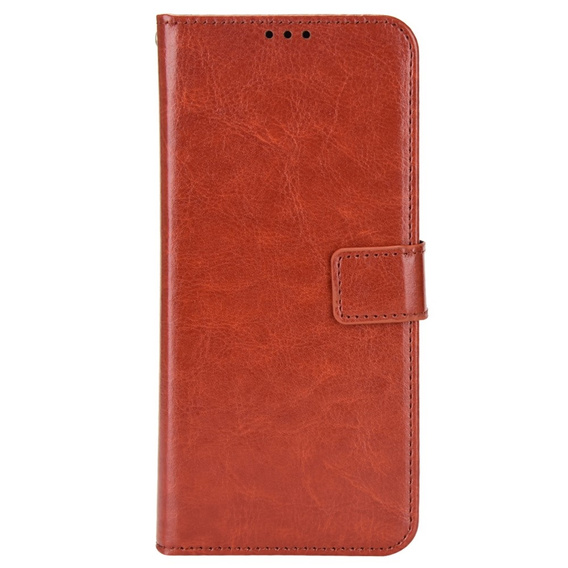 Etui z klapką do Xiaomi Redmi A1 4G / A2 4G, Crazy Horse Wallet, brązowe