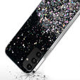 Etui do Samsung Galaxy A04S / A13 5G, Glittery, czarne