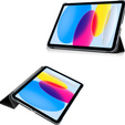 Etui do iPad 10.9" 2022 (10 gen.) / iPad 11" 2025 A16 (11 gen.), Smart case z klapką, Czarne