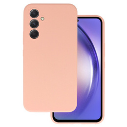 Etui do Samsung Galaxy A54 5G, Silicone Lite, różowe + szkło 9H
