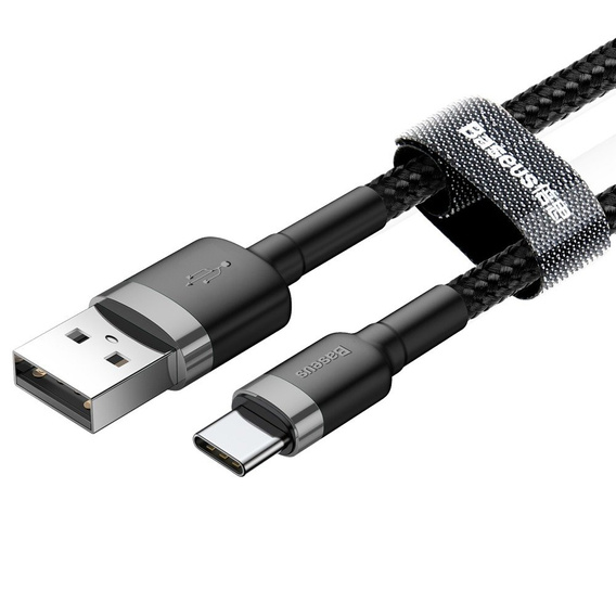 BASEUS Cafule Kabel Type-C 3A 0.5M - Black/Grey