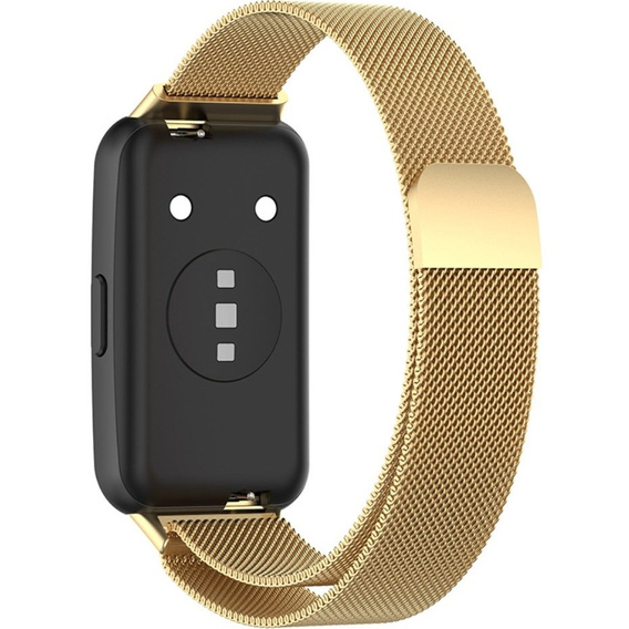 Pasek Bransoleta Milanese do Huawei Band 7, Złoty