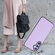 Etui skórzane do Samsung Galaxy A05s, Obudowa Lychee leather Case, fioletowe