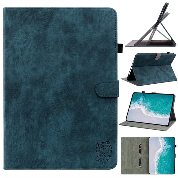 Etui do Xiaomi Redmi Pad SE 11", Wallet Pen Slot, niebieskie