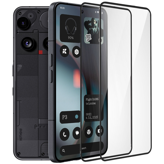 2x Szkło Hartowane ERBORD 3D do Nothing Phone 3 5G – ochrona całego ekranu