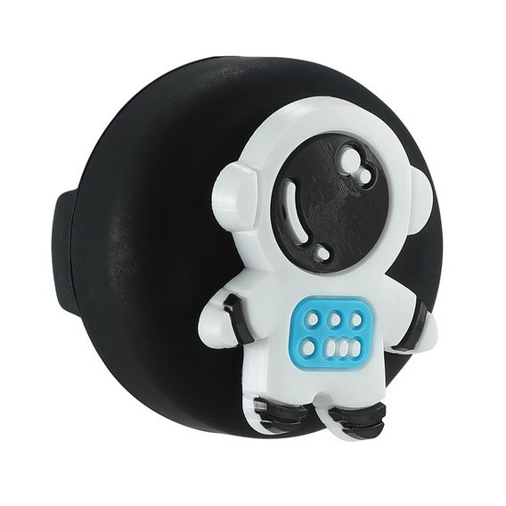 Zestaw 4x etui do Apple AirTag 2 / 1, z motywem chłopięcym - niebieski / czarny