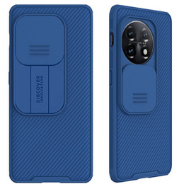 Etui do OnePlus 11 5G, pancerne Nillkin, CamShield Pro, Niebieskie