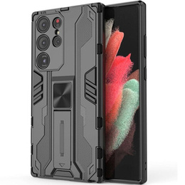 Etui do Samsung Galaxy S23 Ultra, Military kickstand, czarne