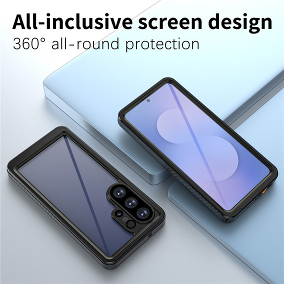 Etui Wodoodporne IP68 do Samsung Galaxy S26 Ultra, Redpepper, czarne