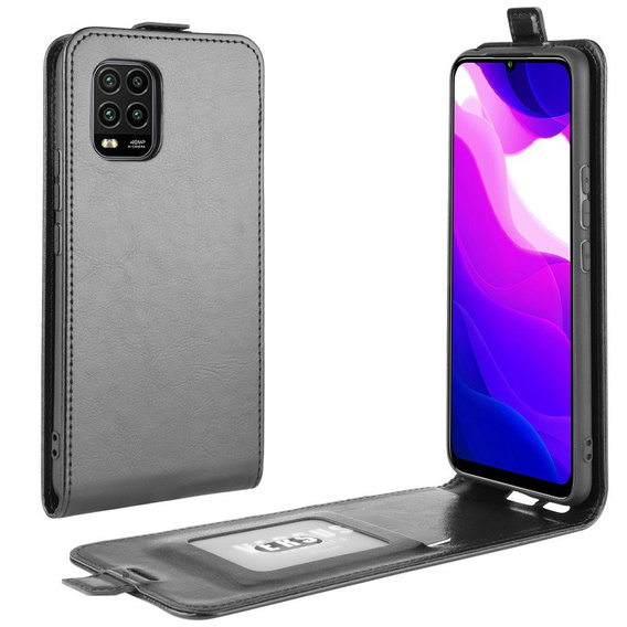 Etui z klapką do Xiaomi Mi 10 Lite, Flip, czarne