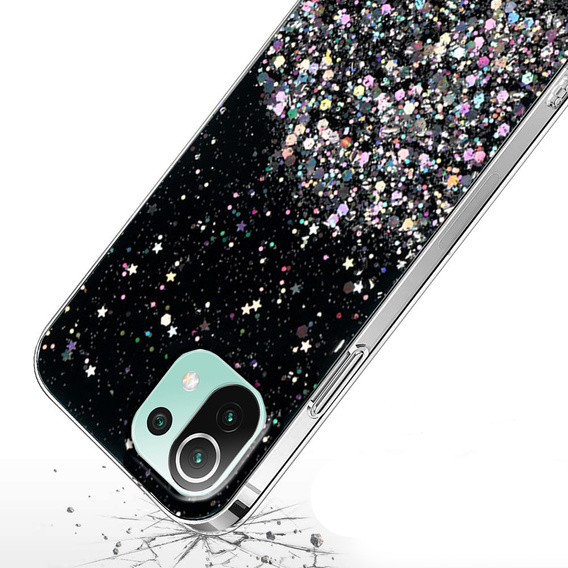 Etui do Xiaomi Mi 11 Lite / Mi 11 Lite 5G / 11 Lite 5G NE, Glittery, czarne