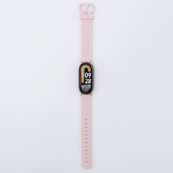 Pasek Silikonowy do Xiaomi Smart Band 10 / 9 / 8, Różowy