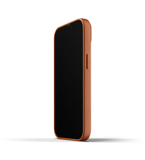 Etui Mujjo Skórzane do iPhone 13, do MagSafe, brązowe