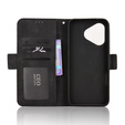 Etui z klapką do Honor 400 Lite, Card Slot, czarne