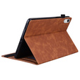 Etui do iPad 10.9" 2022 (10 gen.), Classic, z miejscem na rysik, brązowe