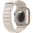 Pasek Nylonowy do Apple Watch 1/2/3/4/5/6/7/8/9/10/SE 38/40/41/42mm, Biały