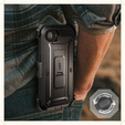 Etui Supcase do iPhone 16E, Unicorn Beetle Pro, Czarne